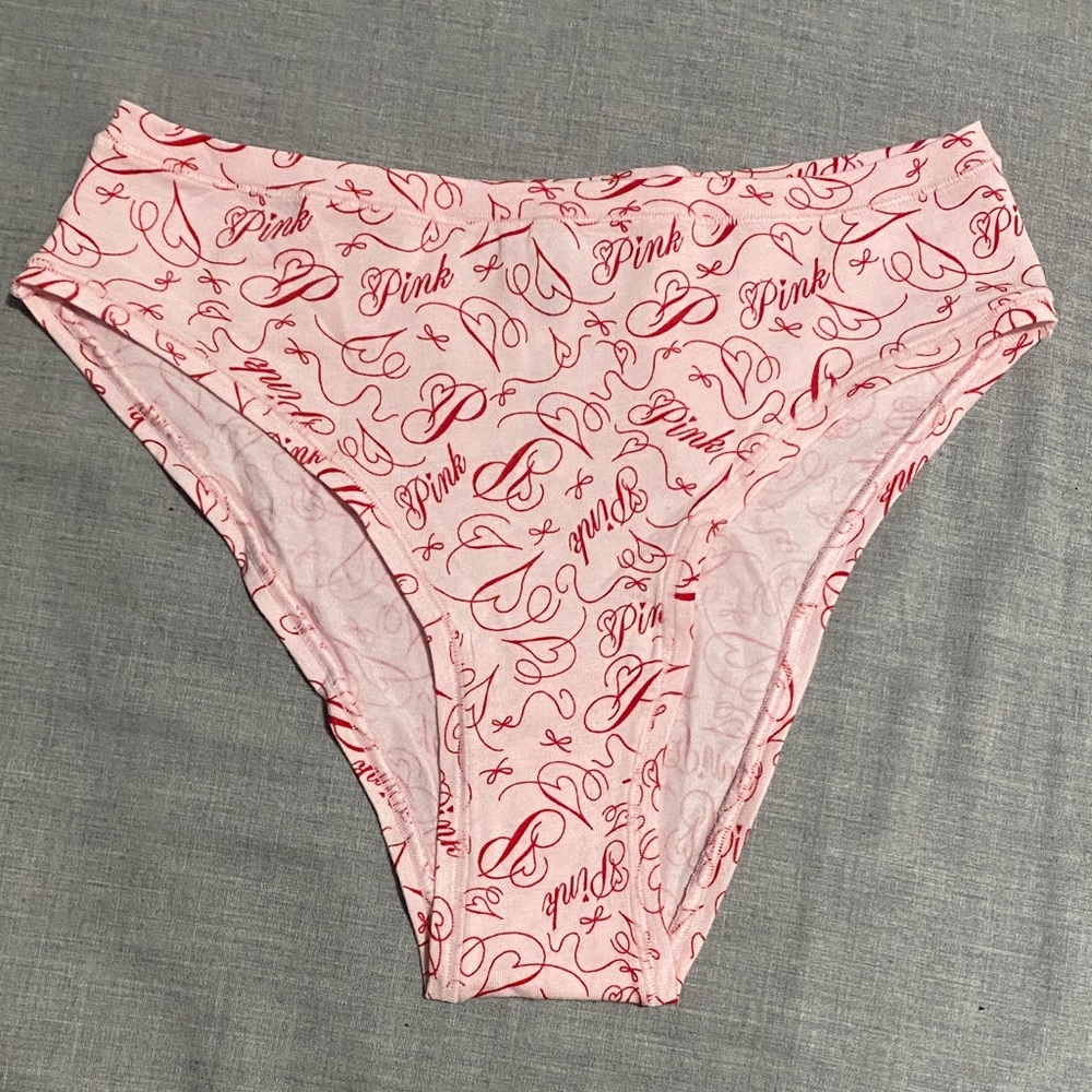 PINK Victoria's Secret Red and Pink Pantie